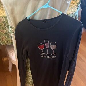 Group therapy studded  long sleeve shirt